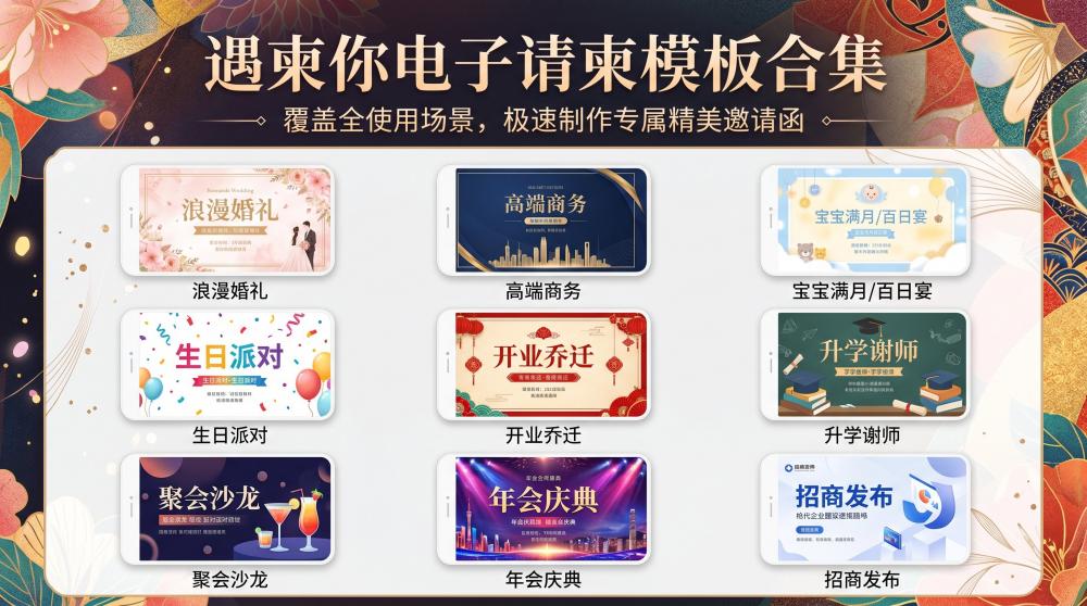 商务邀请函不会做？掌握这些实用技巧，轻松拉高活动参会率